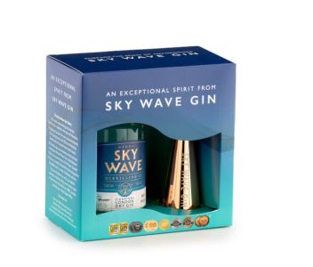 Sky Wave Gin Signature 200ml and Jigger Gift Box