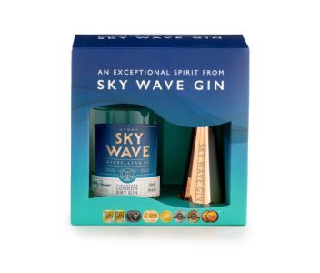 Sky Wave Gin Signature 200ml and Jigger Gift Box