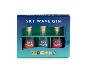 Sky Wave 3 x Miniatures Gin Gift Box