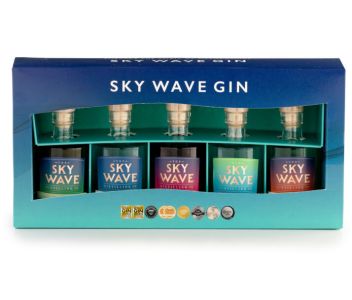 Ultimate Sky Wave Gin Gift Box – 5 x Sky Wave Miniatures
