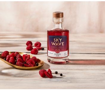 Sky Wave Raspberry & Rhubarb Gin 200ml