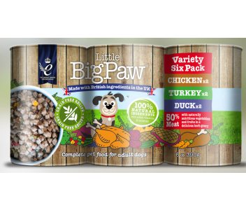 Little BigPaw Variety Tins 6x390g x4 (24 Assorted Flavours)