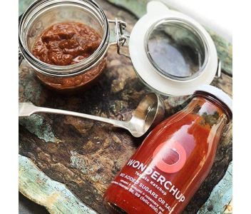 Delicious and Healthy Tomato Ketchup with No Added Sugar or Salt by Wonderchup (260g)