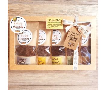 Tasting Set of Five Drinking Chocolate Flavours