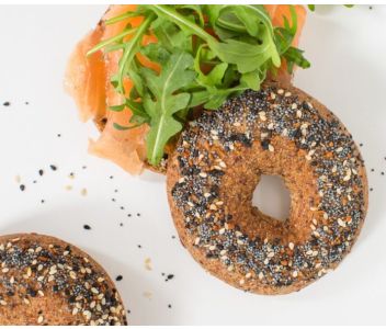 Vegan Keto Everything Bagels