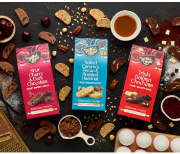 Sundried Tomato, Kalamata Olive & Oregnao Savoury Biscotti Nibbles 
