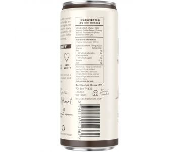 Bottleshot Cold Brew Coffee Black (250ml Slim Can)