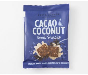 Pep & Lekker Cacao & Coconut seed snacks (box of 5) 
