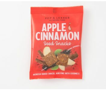 Pep & Lekker Apple & Cinnamon seed snacks (box of 5) 