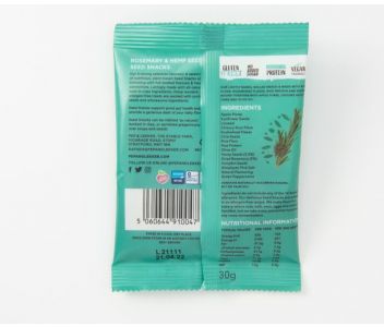 Pep & Lekker Rosemary & Hemp seed snacks (box of 5) 
