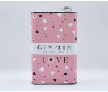 THE LOVE HEART PINK TIN  – FULL OF DELICIOUS GIN