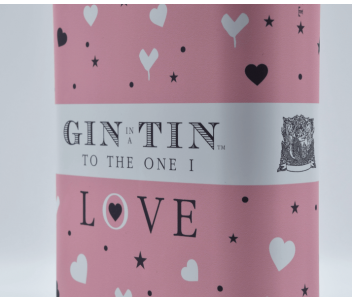 THE LOVE HEART PINK TIN  – FULL OF DELICIOUS GIN