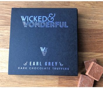 Earl Grey Dark Chocolate Truffles (Vegan)
