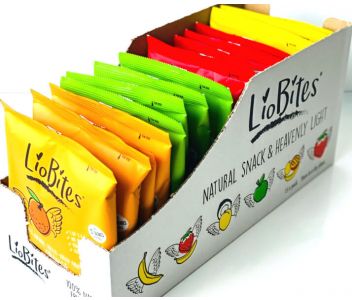 LioBites Fruit Crisps Taste All - 15 packs -FREE DELIVERY 