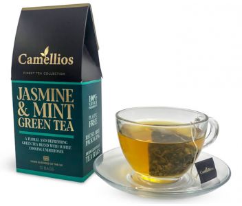 Jasmine & Mint Green Tea - 15 Pyramid Tea Bags