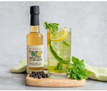 Womersley Lemon, Basil, Bay & Juniper Vinegar