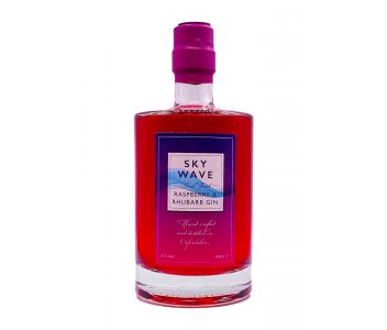Sky Wave Raspberry and Rhubarb Gin (42% ABV) [500ml]
