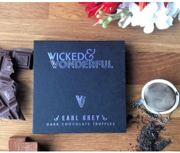 Earl Grey Dark Chocolate Truffles (Vegan)
