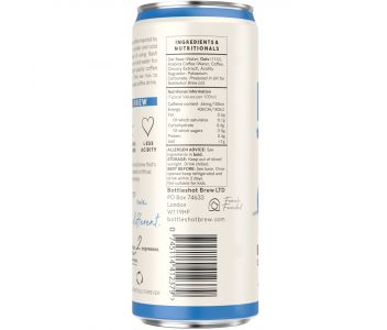 Bottleshot Cold Brew Coffee Oat M*lk (250ml Slim Can)