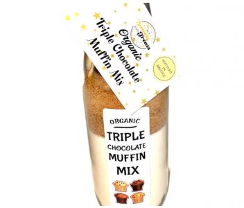 Organic Triple Chocolate Muffin Mix Bottle