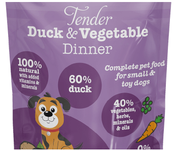 Tender Duck & Vegetable Dinners 85g x48 Pouches