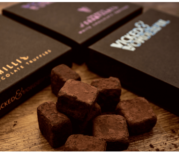 Earl Grey Dark Chocolate Truffles (Vegan)