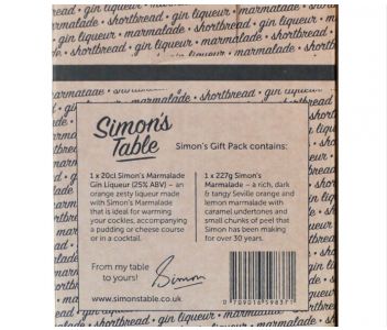 Simon's Gift Pack - Marmalade & Gin Liqueur