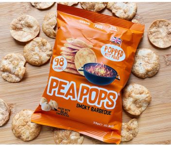 PEA POPS SMOKY BBQ CHICKPEA CRISPS 18 x 23g