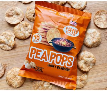 PEA POPS SMOKY BBQ CHICKPEA CRISPS 12 x 80g