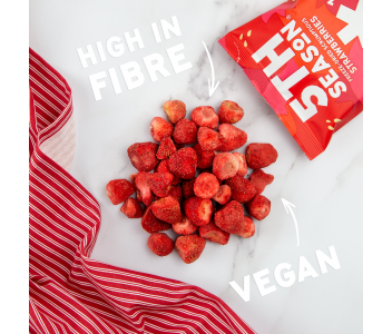 5th Season Freeze-Dried Scrumptious Strawberries 6 x 8g