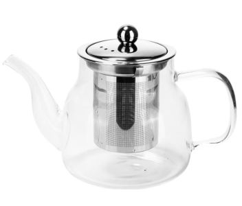Loose Leaf Tea Set - Teapot 600ml, Tea Measuring Spoon, English Breakfast Loose Leaf Tea 100g