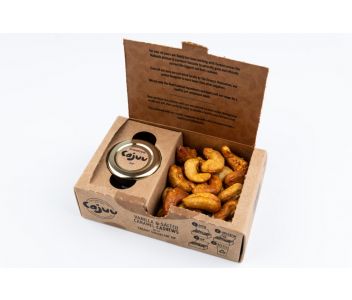 Vanilla and Salted Caramel Cashew Nuts with Sugarcane Dip (1 x 100g)