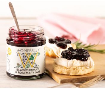 Womersley Blackcurrant & Rosemary Jam