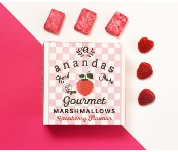 Ananda's Raspberry Marshmallows 80g