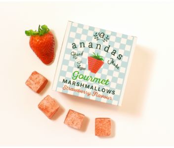 Ananda's Strawberry Marshmallows 80g