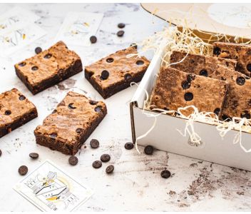 Chocolate Chip Brownies Box of 8