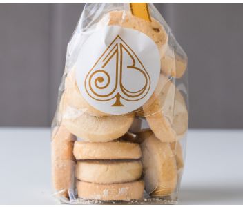 Lime Shortbread Biscuits Gift Bag
