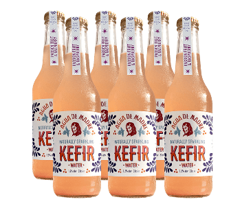 Agua De Madre Passion Fruit & Raspberry Water Kefir 6 x 330ml