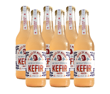 Agua De Madre Pomegranate & Hibiscus Water Kefir 6 x 330ml