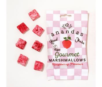 NEW Ananda's Raspberry Marshmallow Bag 45g
