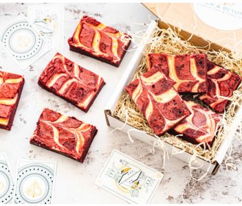 Red Velvet Brownies Box of 8