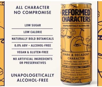 Dark & Decadent Character Alcohol Free Distilled Drink (Alt Whisky) X 12 CANS