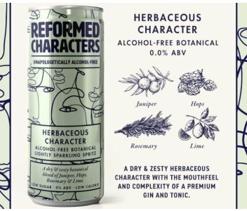 Herbaceous Character Alcohol Free Distilled Drink (Alt Gin) X 12 CANS