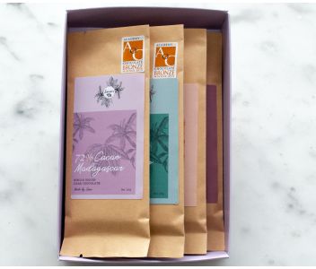 72% Single Origin Award-Winning Bean-to-Bar Dark Chocolate Bundle