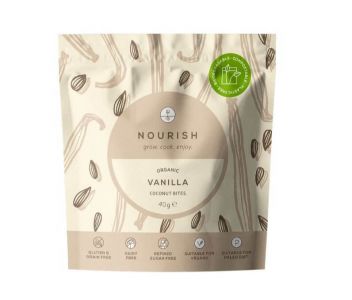 Organic Vanilla Coconut Bites - case of 10 x 40g pouches