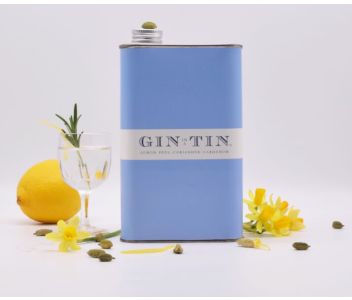 LONDON DRY LEMON PEEL, CORIANDER & CARDAMOM GIN IN A TIN– 50CL TIN