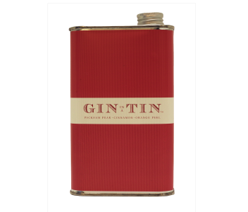LONDON DRY PACKHAM PEAR, CINNAMON & ORANGE PEEL GIN IN A TIN - 50CL TIN