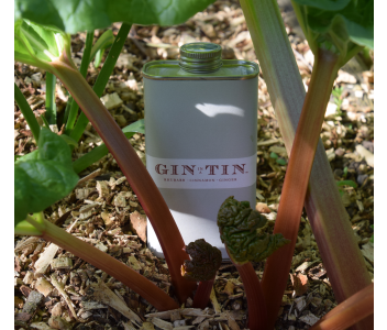 LONDON DRY RHUBARB, CINNAMON & GINGER GIN IN A TIN – 50CL TIN