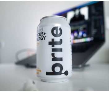 Brite Natural Focus Energy - Pineapple Mango 24 x 330ml