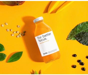 Brite Natural Focus Energy - Pineapple Mango 24 x 330ml